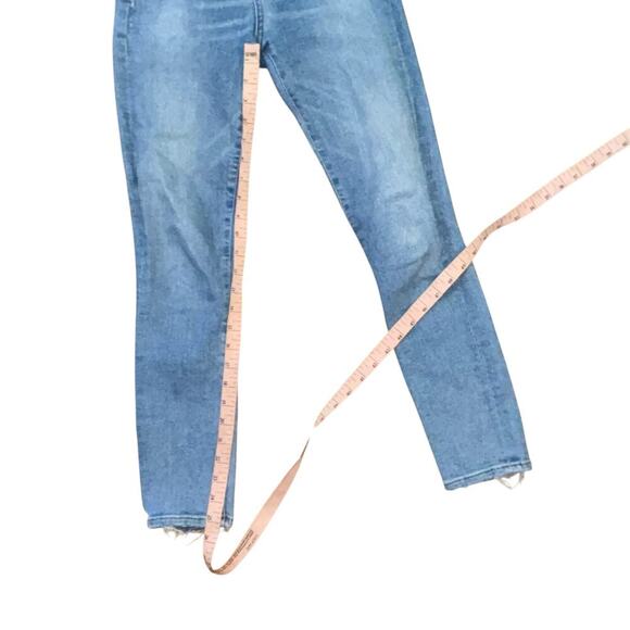 Agolde Light Wash Distressed Skinny Jeans Women’s 24 Casual Classic Beach Preppy - Picture 7 of 10